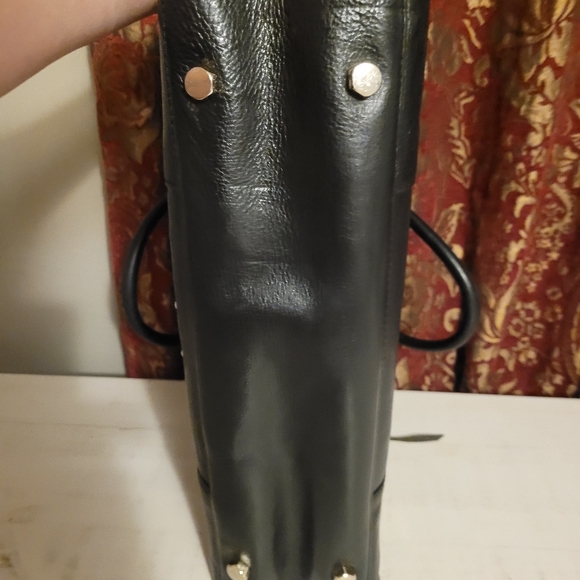 💚CLEARANCE💚 Rebecca Minkoff Black Leather Morning After Tote - Picture 4 of 8